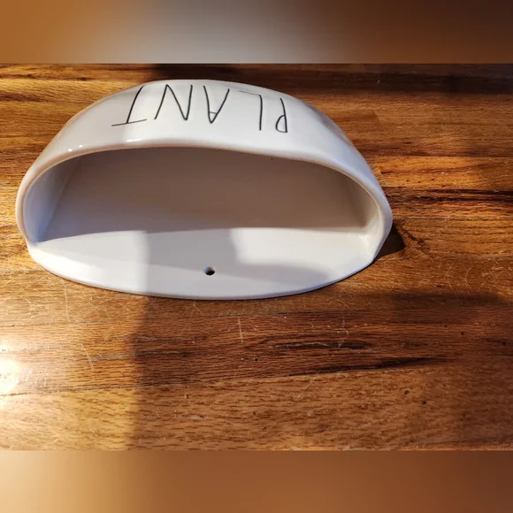 Rae Dunn Cream Ceramic Wall Planter - Picture 2 of 5